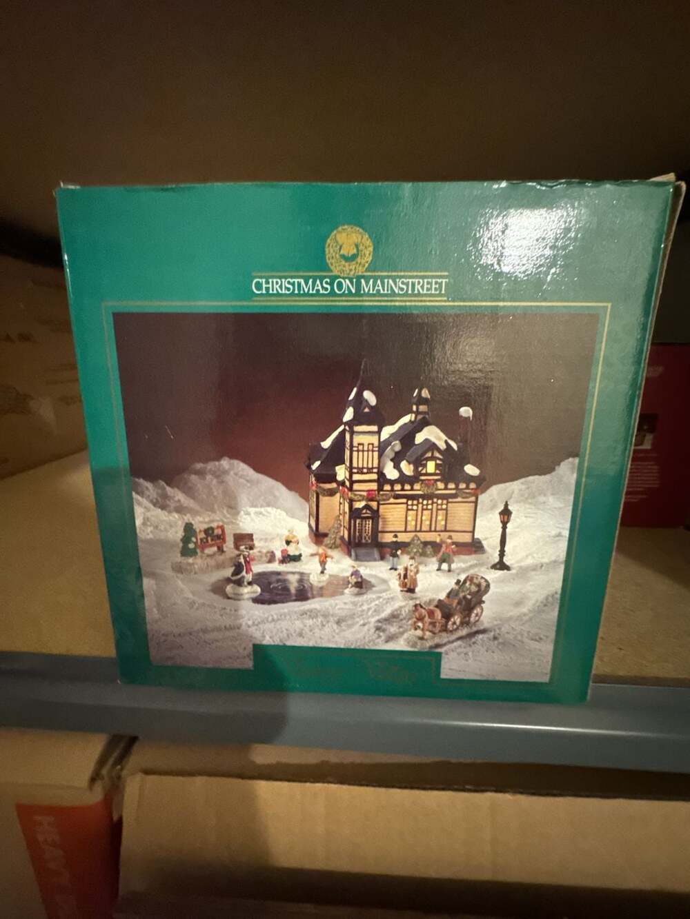 Christmas On Mainstreet Victorian Village Hand Painted Porcelain Set
